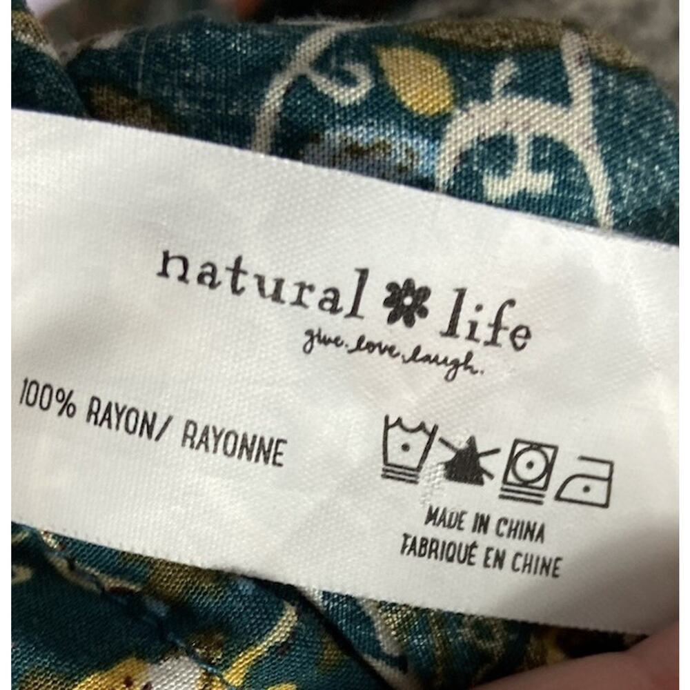 Natural Life Long Skirt Multiple Tiered Prints Women’s XL Elastic Waist - Picture 7 of 11